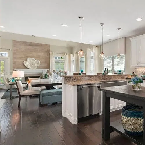 Living Room Hardwood Flooring | PDJ Flooring